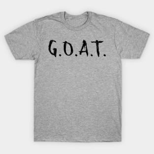 G O A T // Black T-Shirt